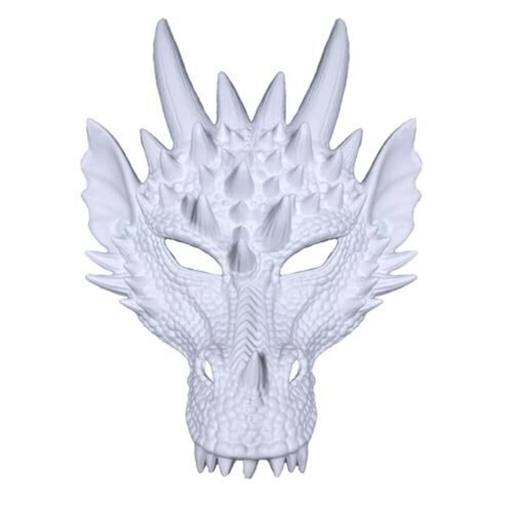 5959 Dragon Mask Halloween Masquerade Masks Half Face Cosplay Costume Adult